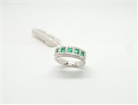 Anillo Mirco Visconti Mujer Anelli Colore in Oro blanco Smeraldo 0.55 Ct P580/S-14 - P580/S-14